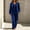 Blue women velvet two piece lounge set a1, variant on BRELIL Women Velvet V Neck Long Sleeve Pullover Tops Wide Leg Pants Two Piece Lounge Matching Set Casual Loose Solid Vacation Travel Outfits, Black M