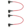 thumbnail image 2 of Risegun Adaptador De Fusible, 2 Juegos De Portafusibles TIPM Cable De Derivación Portafusibles 14AWG 20AMP ​​Reparación De Accesorios De Relé De Bomba De Combustible Reemplazo para CBWPR091AA, 2 of 14