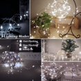 thumbnail image 4 of Guirnalda de luces LED AIKEI, paquete de 100, que funcionan con pilas de 7 pies, 4 of 6