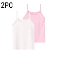thumbnail image 4 of LJEFF Girls 2PC Cotton Camisole Tank Tops, Sleeveless Stretch Soft Breathable Beige Size 3 T, 4 of 5