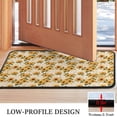 thumbnail image 3 of Beige Sunflower Cluster Pattern Door Rugs,Washable Non Slip Door Mats Indoor,Decorative Door Mats,Entry Mat Indoor for Entrance,Bedroom,Kitchen,Bathroom,30"x17", 3 of 6