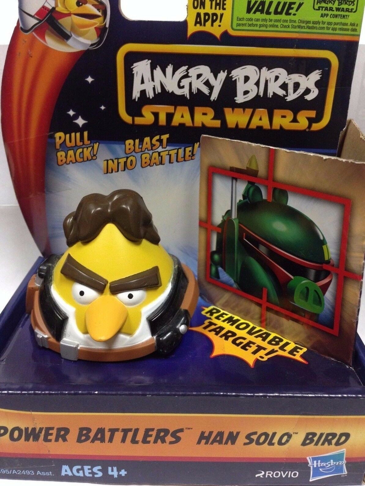 Angry Birds Star Wars Power Battlers Han Solo Bird Battler