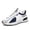 White, variant on Black Walking Shoes Men Classic Lightweight Arch Support Mens Casual Shoes Lace Up Thick Sole Mesh Athletic Sneakers for Women Gym Workout