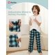 thumbnail image 3 of Pantalón de pijama a cuadros para niños PATPAT con cintura elástica suave, 3 of 6