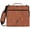 Terracotta Tones Feather, variant on Zipper Binder with Shoulder Strap 2 inch 3 Ring Waterproof File Folder Organizer Bag 500 Sheet Repeating Sun Pattern