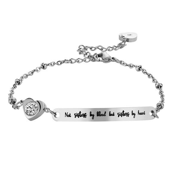 Not Sisters By Blood But Sisters By Heart Bracelets Jewelry Best Friends Bracelet Bangle Friend Jewelry Friendship Gift