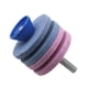 thumbnail image 1 of Yhmxh Afilador de cuchillas para cortacésped, kit de herramientas para afilar cuchillas de cortacésped rotativo universal resistente al desgaste, accesorio de taladro para cortacéspedes de prado., 1 of 6