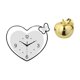 thumbnail image 1 of Reloj De Pared Con Forma De Corazón, Escultura De Fruta Acrílica, Figura De Cerámica, Decoración, Diseño Creativo, Movimiento Silencioso, Adorno De Arte De Pared Para Sala De Estudio,, 1 of 8