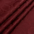 thumbnail image 4 of Kate Aurora Shabby Chic Floral Fabric Tablecloth - Burgundy, 104 in. Long (8-10 Chairs), 4 of 4