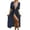 Dark Blue, variant on uvwlwu Womens Sheer Mesh Tie Waist Split Maxi Beach Cover Up Kimono,One Size