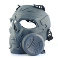thumbnail image 1 of TopOne Tactical Gas Mask Full Face Single Fan Skull Covers Protective Mask for Outdoor Cs Game Masquerade Cosplay, 1 of 6