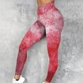 thumbnail image 2 of Capri Leggings for Women, High Waisted Yoga Pants with Tummy Control for Workout Running Gym Hot Pink M, 2 of 4