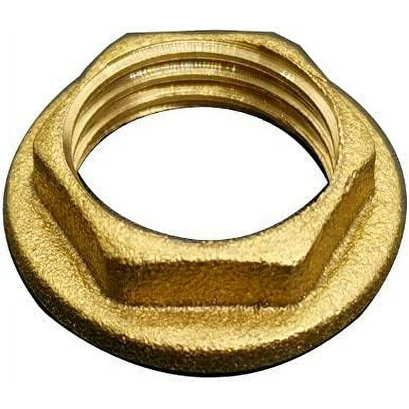 1 Pce Écrous de Blocage Hexagonaux en Laiton pour Raccord de Tuyau Écrou de Bride 1/8 Pouces 1/4 Pouces 3/8 Pouces 1/2 Pouces 3/4 Pouces 1 Pouces BSP Filetage Femelle Capuchon de Corps Hexagonal (Couleur : Bride, Taille : 3/8 Pouces)