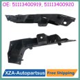 thumbnail image 1 of pair front left + right bumper bracket decoration for BMW X3 E83 X3 1.8d 2.0d 2.0-, 1 of 4