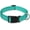 Teal, variant on Minzimin 1Pcs Reflective Dog Collar with Buckle Adjustable Safety Nylon Collars for Small Medium Large Dogs