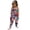 Blue, variant on YunPes Girls Jumpsuit Summer Independence Day Clothing Strapless Personalized Printing Retro Comfortable Casual Jumpsuit Baby Girl Pineapple Clothes