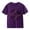 Purple, variant on Kids Girls Baseball Printed Trendy Tees Short Sleeve Crewneck T-Shirts Girls Boys Athletic Shirts Casual Summer Tops