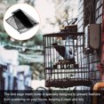 thumbnail image 5 of Unique Bargains 77.2 Inch Adjustable Drawstring Feather Catcher Airy Skirt Mesh Bird Cage Net Cover, Black, 5 of 5