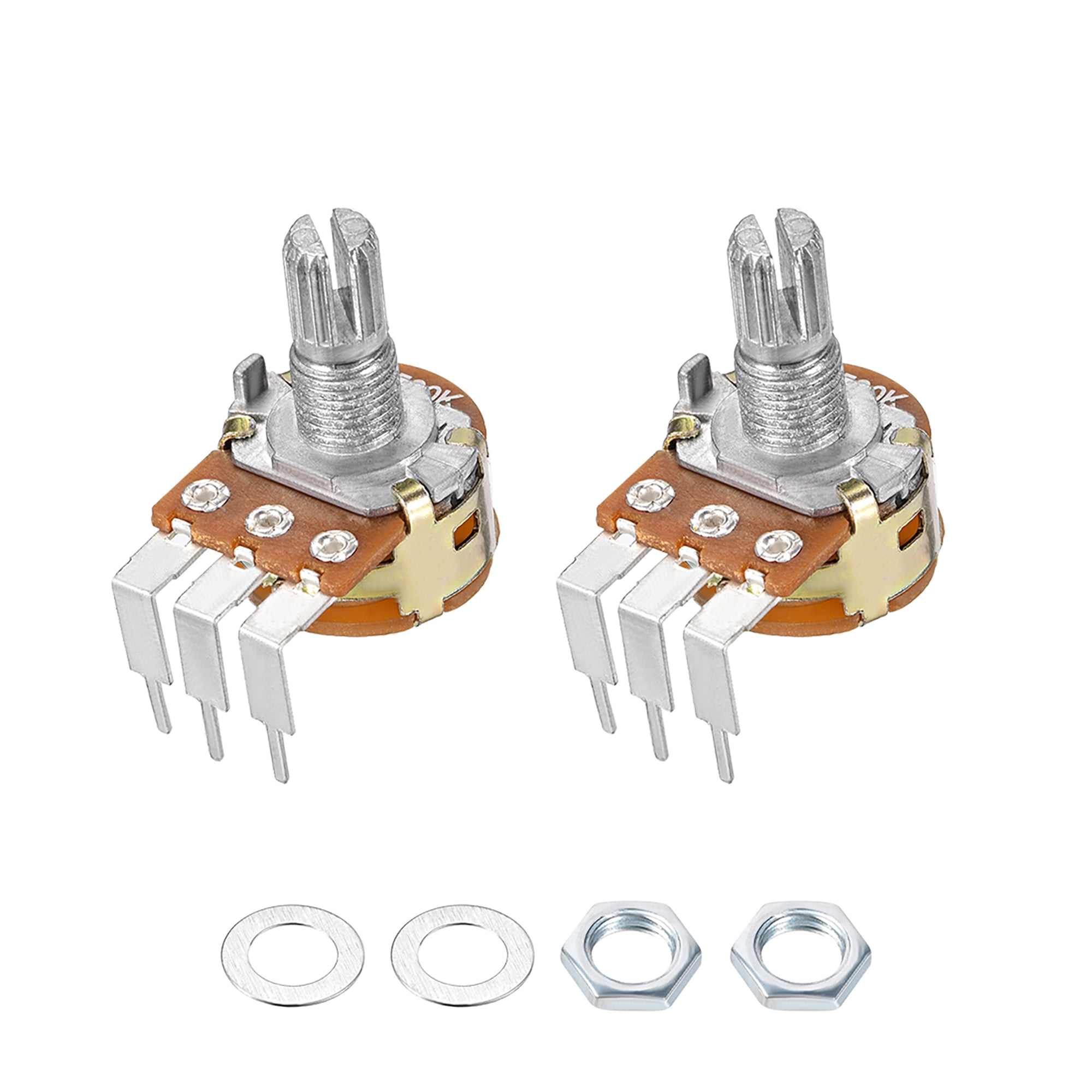 uxcell 2.2K Ohm Adjustable Resistors Wire Wound Multi Turn Precision Potentiometer Pots 1pcs 