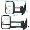 thumbnail image 2 of K-Source Foldaway OE Tow Mirror - 62093-94G Fits select: 2007-2014 CHEVROLET SILVERADO, 2007-2014 CHEVROLET TAHOE, 2 of 2