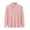 Pink, variant on Boys Polo Shirts Long Sleeved Solid Color Basic Polos Breathable Basic Undershirt