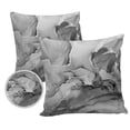 thumbnail image 2 of Outdoor Throw Pillow Cover Gary Marble Agate Texture Waterproof Cushion Covers 2 Pack Classic Black Natural Stone Pillow Cases Home Decoration for Patio Garden Couch Sofa, 2 of 7