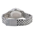 thumbnail image 5 of Pre-Owned Rolex Datejust 36MM 1601 Green Diamond Dial Diamond Bezel Stainless Steel Jubilee Bracelet 1.2ct, 5 of 8