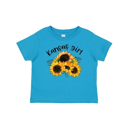 

Inktastic Kansas Girl with Sunflowers Gift Baby Girl T-Shirt