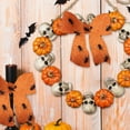 thumbnail image 4 of Halloween Wired Edge Ribbon, 5 Yard Bat Spider Web Ghost Dots Printed Ribbons Wrapping Ribbon for Halloween Party Decoration Wreath DIY Craft, 2.5inch wide, 4 of 5