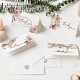thumbnail image 2 of 36 Pack Rose Floral Thank You Cards Wedding Greeting Cards Gift With Envelope, 2 of 5