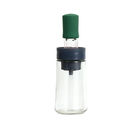 

Hglyxoae Kitchen Glass Brush Oil Bottle Household Metering Control Oil Tank High Temperature Barbecue Brush one Oil Pot Seasoning Oil Bottle Fireproof Safe for Home