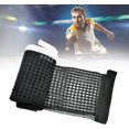 thumbnail image 1 of 2 Pcs Filet de Remplacement pour Tennis de Table Portable Pliable Filet de Tennis de Table Accessoires de Sport Durables pour Ping-pong, 1 of 5