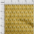 thumbnail image 2 of oneOone Viscose Jersey Dark Mustard Fabric Ikat Quilting Supplies Print Sewing Fabric By The Yard 60 Inch Wide, 2 of 4