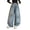 Z8-Blue, variant on Shadoumai Girls Wide Leg Jeans Baggy Bow Embroidery High Elastic Mid Waist Denim Pants Y2K Trendy Tween Skater Streetwear 7-13Y