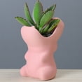 thumbnail image 3 of BToBackyard Vase Flowerpot Big Mouth Hippo Figurines Creative Succulent Plants Cute For Flowers Desktop Decor Ceramics Pots, 3 of 12