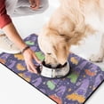 thumbnail image 2 of Horror Pumpkin Ghost Dog Mat for Food and Water Happy Halloween Pumpkin Ghost Absobing Durable 17x30 Inch Cat Food Mat Dog Feeding Mat Dog Water Bowl Mat for Messy Drinker, 2 of 7