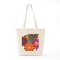 thumbnail image 6 of CafePress - Funky Flowers Tote Bag - Unisex Canvas Tote Bag, Beige, 1-Piece, 6 of 7