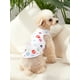 thumbnail image 3 of PETSIN 1pc Paw Print Pet Tank For Dog And Cat For Summer, 3 of 5