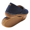 thumbnail image 3 of Barceloneta Canvas Espadrille Flats - Navy Blue / 10, 3 of 5