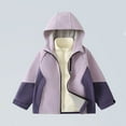 thumbnail image 5 of Favoffer Fall Unisex Kids Fleece-Lined Waterproof Windproof Hooded Jacket - Hiking,Camping,Travel,Play 3-15Y, 5 of 6