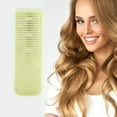thumbnail image 2 of Unique Bargains 2 Pcs Cylindrical Heat-conducting Hair Rollers Light Yellow, 2 of 6
