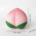 thumbnail image 3 of Thank You Peach Squishy, Realistic TPR Fruit Stress Ball, Slow Rise Sensory Fidget Gift for Adult Appreciation, 3 of 5