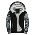 thumbnail image 1 of APEXFWDT Chandails à Capuchon pour Hommes Grande Taille, Épais, à Fermeture Éclair Complète, en Molleton Sherpa Doublé, Chandail à Capuche Chaud pour l'Automne et l'Hiver, 1 of 4