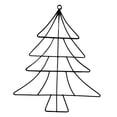 thumbnail image 3 of Soporte de Hierro para de Navidad, Decoración única para Colgar en La Pared, Ideal para Patios Y Exteriores, con Forma de , Decoración Artí Negro, 3 of 8