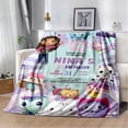 thumbnail image 1 of Gabby's dollhouse-manta de franela supersuave y cálida para niños y niñas, ropa de cama de viaje, sofá y cama, 1 of 4