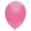 Pastel Solid Round Helium Quality Party 11" Latex Balloons, Passion Pink, 100 CT