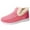 Hot Pink, variant on XIMIN Women’s Warm Indoor Outdoor Slip on Flat Fluffy Snow Boots Fuzzy Lined Winter House Shoes with Anti-Slip Sole Comfy Style for Cold Weather Plush Short Booties