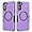 Purple, variant on Phantom Eye Magnetic Case, Full Wrap Case, Shockproof and Wear-Resistant, Simple Design for Samsung Galaxy S23 S22 S21 S20 Ultra Plus FE Note20 Phone Case (Purple,S21 Ultra)