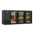 thumbnail image 2 of 72 In. Commercial Back Bar Cooler in Black With Side Condenser and LED Lighting, 18 Cu. Ft Capacity, 2 of 13