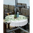 thumbnail image 2 of Outdoor Tablecloth with Umbrella Hole & Zipper, Sage Green Eucalyptus Leaves Round Tablecloth 60 Inch, Spring Summer Botanical Floral Patio Table Cover Waterproof Table Cloth for Picnic/Party, 2 of 6
